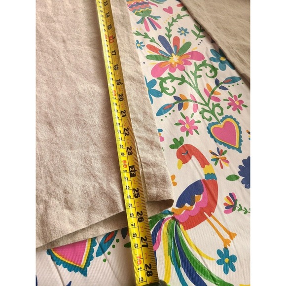 J Jill 100% Linen Pants Women XL Wide Leg Stretch Elastic Waist High Rise Ankle - Picture 6 of 7